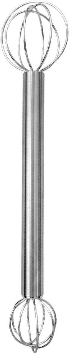 Miso Roerstaaf - Mengtool Keuken - Beslag Maken - Ergonomische Grip - 20 cm - Zilver