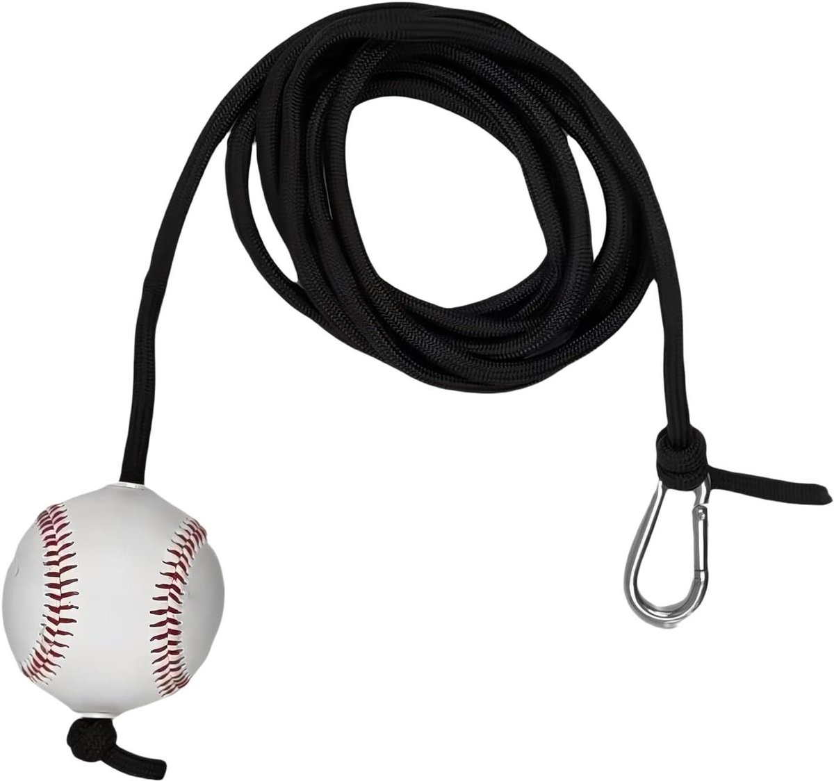 Honkbal Slagtrainer - Softbal Slagtrainer - Slagtechniek Verbeteren - Verstelbare Spanning - 3 Meter Touw - Zwart