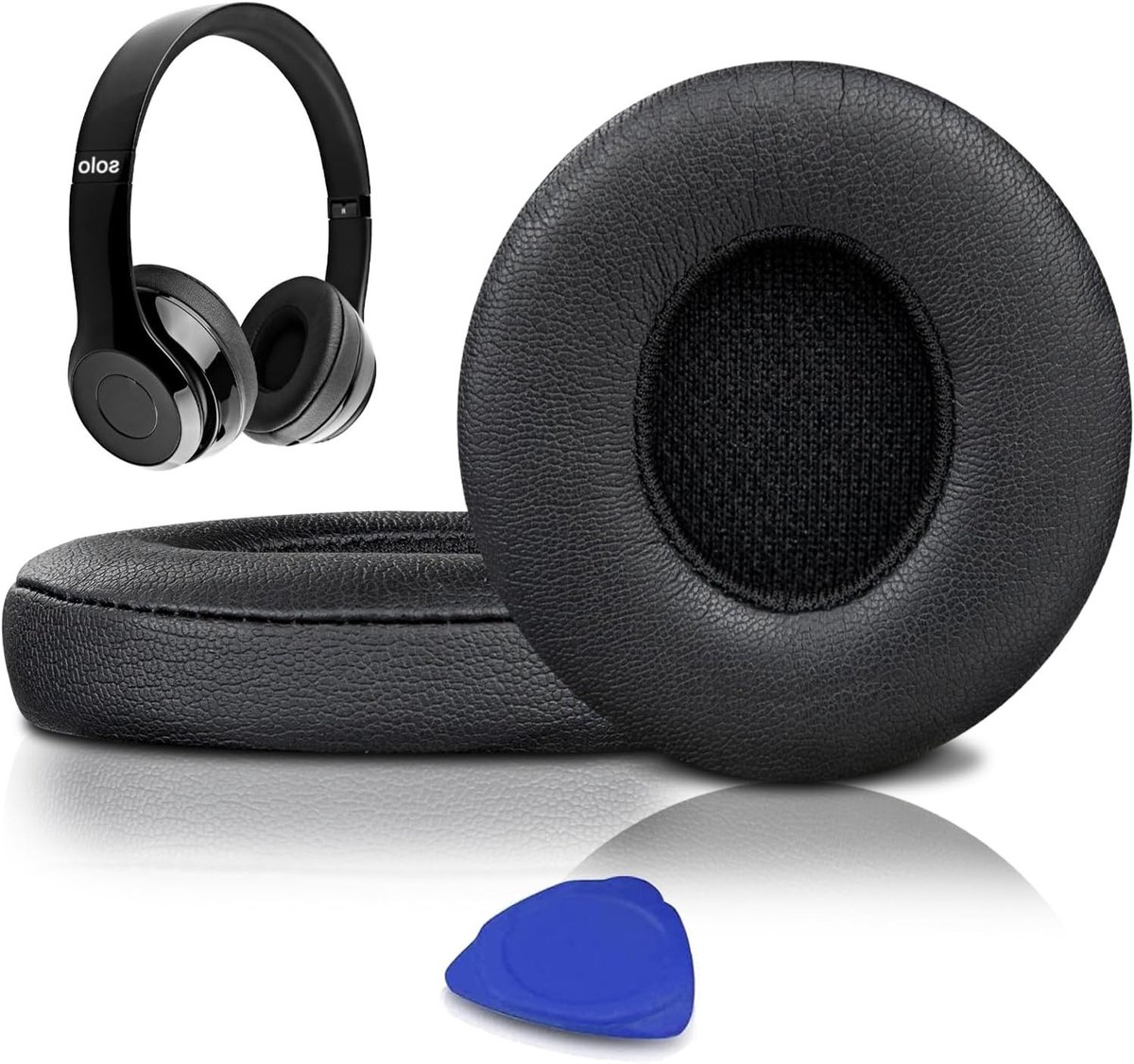 Vervangende Oorkussens voor On-ear Hoofdtelefoons - Zacht Eiwitleer en Sterke Lijm voor Comfort en Geluidsisolatie