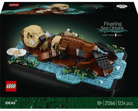 LEGO Ideas Drijvende Zeeotters - 21366