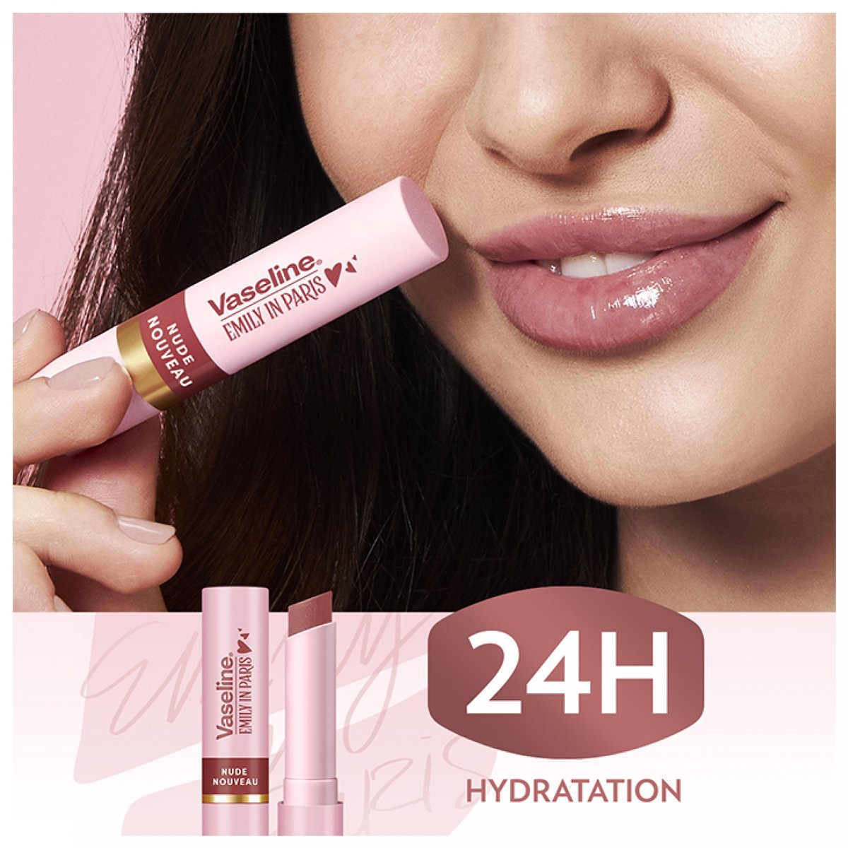Vaseline x Emily in Paris Nude Nouveau | Moisturizing Lip Balm Stick | Limited Edition | — cadeau in Verzorging - foto 6