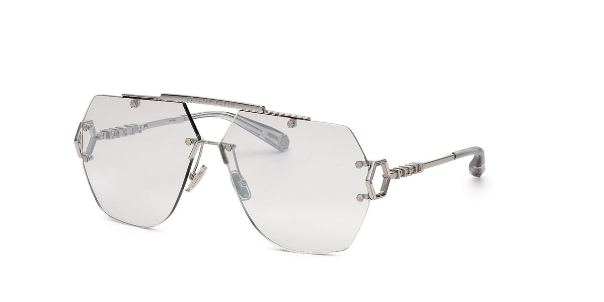 Philipp Plein SPP111 Palladio lucido 66/11/135 UNISEX Zonnebrillen