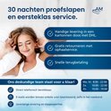 30 nachten proefslapen, handige levering met DHL, gratis retourneren, snelle terugbetaling, deskundig team.