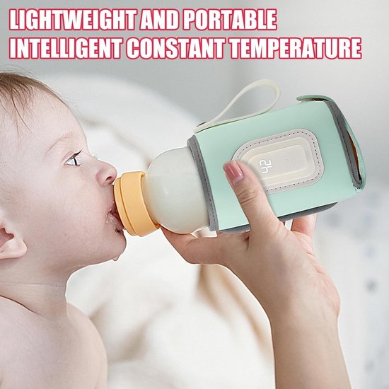 Flessenverwarmer - USB-moedermelk-isolatie, snelle verwarming voor flesjes, nauwkeurige temperatuurregeling, isolatie voor moedermelk, verwarming, babyverwarmer — afbeelding 5