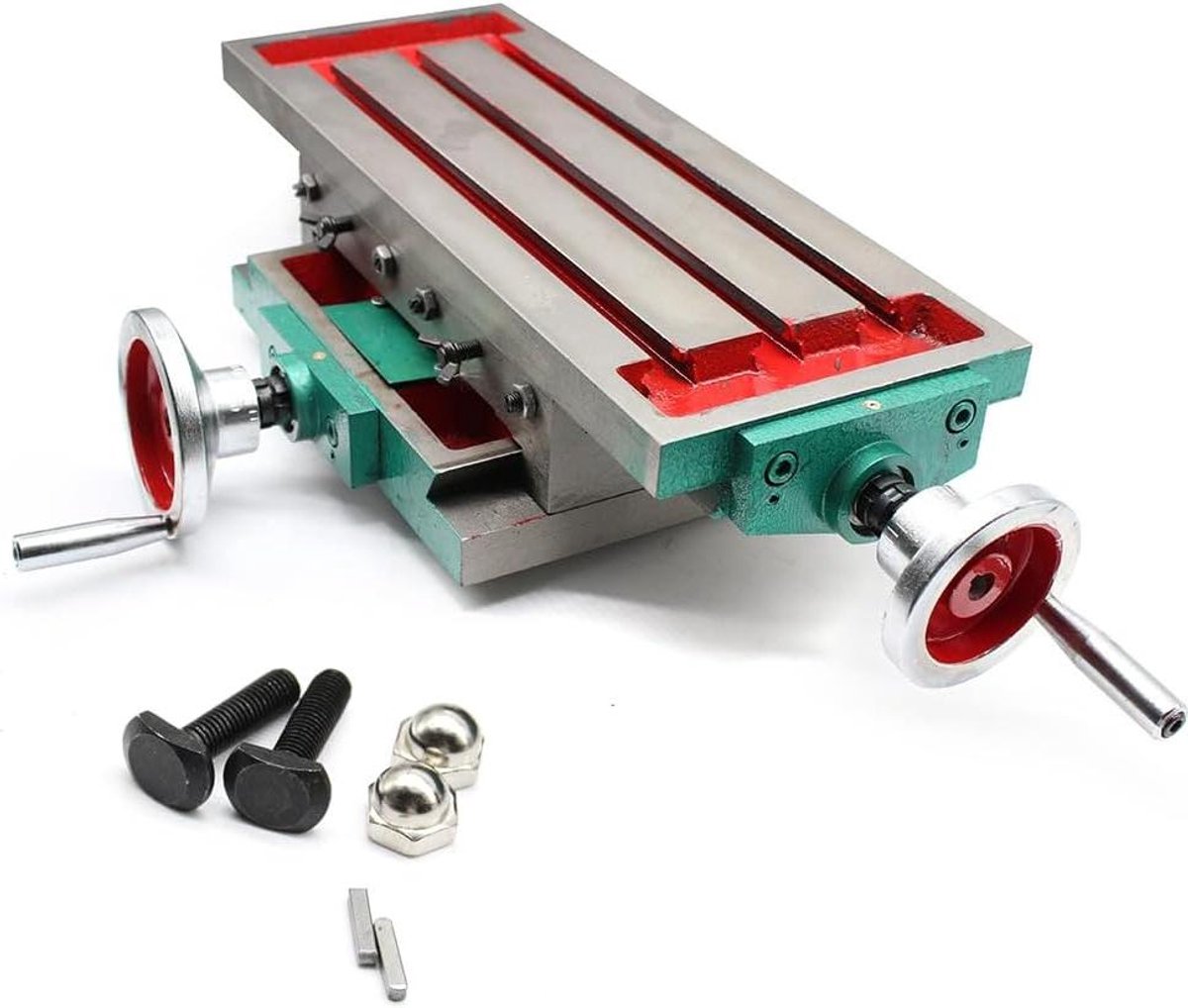 Precisiekruistafel voor Boormachine en Freesmachine - 450 x 170 mm Coördinattafel voor Nauwkeurig Werk