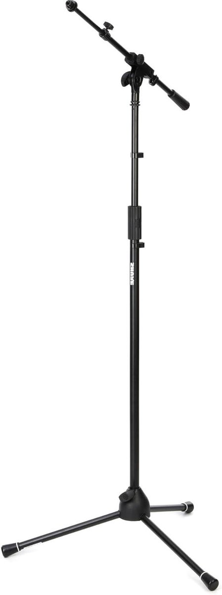 Microfoonstandaard - Statief met giek - Muziek Opnemen - Verstelbare hoogte - 178 cm - Zwart