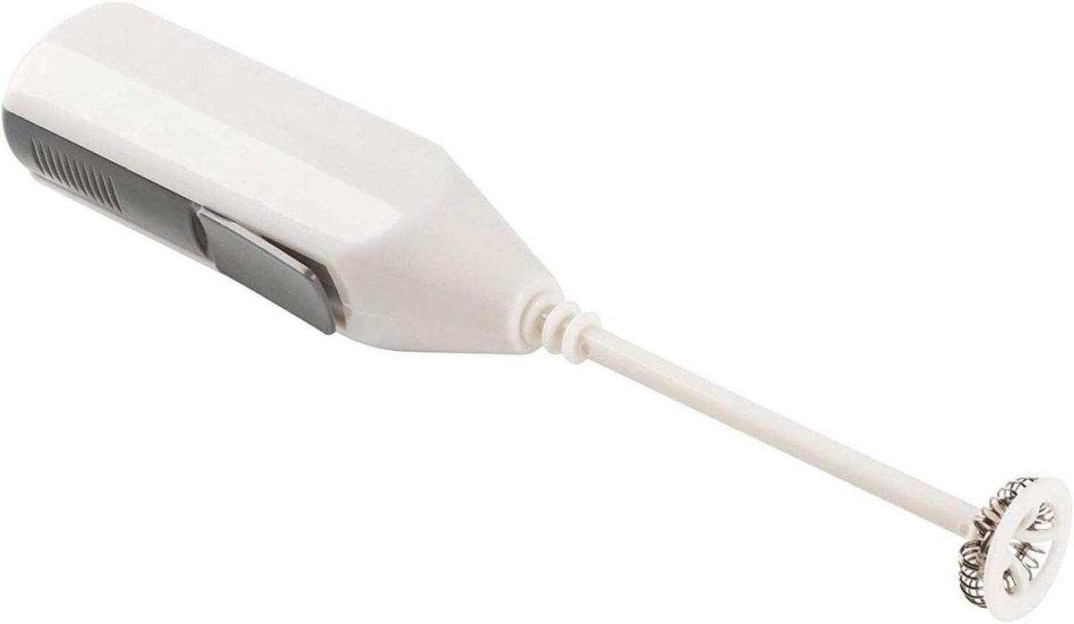 Elektrische Mixer - Hand Blender - Melk Opschuimen - Eenvoudige Bediening - 19.8 cm - Wit