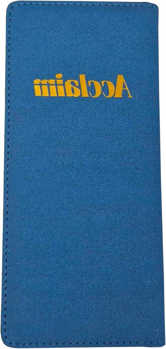 Scorecard Houder - Scorekaarthouder Bowling - Sport Score Bijhouden - Stevige Klem - 23cm x 10cm - Blauw