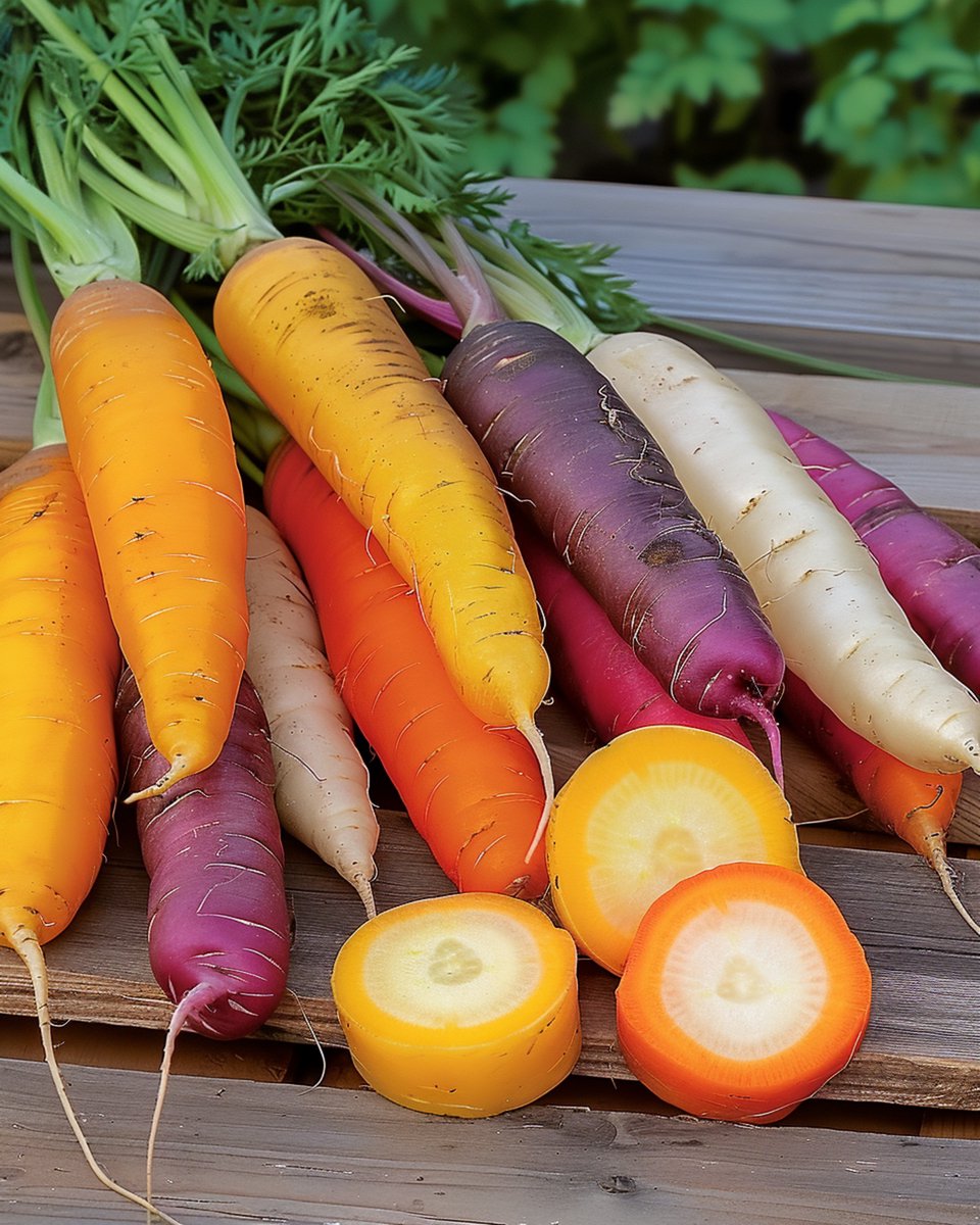 2 sets - Wortel Rainbow Mix F1 Zaden Daucus Carota Eenjarig
