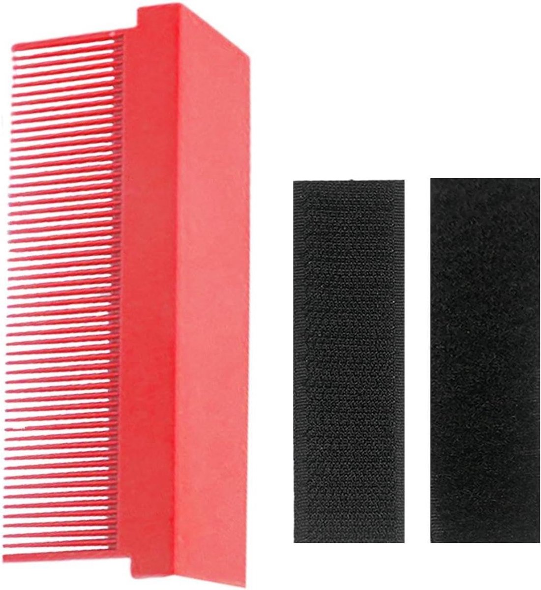 Stijltang Kam Opzetstuk - Haarkam Clip - Glad Haar Creëren - Hittebestendig Nylon - 14 x 5 x 5 cm