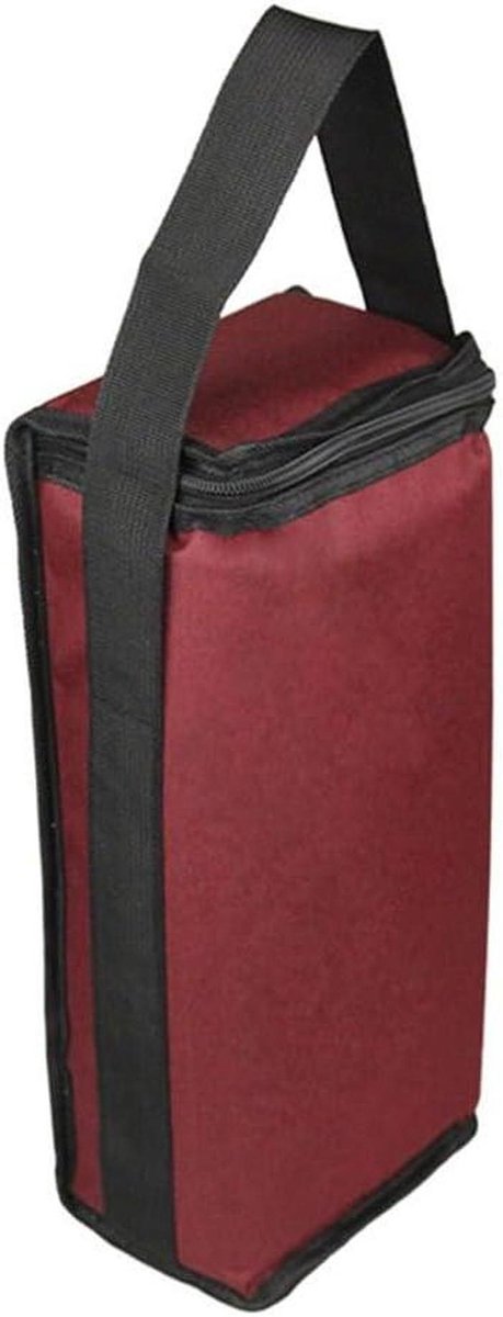 Flessen Wijnzak - Koeltas Wijnflessen - Wijn Vervoeren - Slijtvast Oxford Materiaal - 36 x 16 x 10 cm - Meerkleurig — afbeelding 2