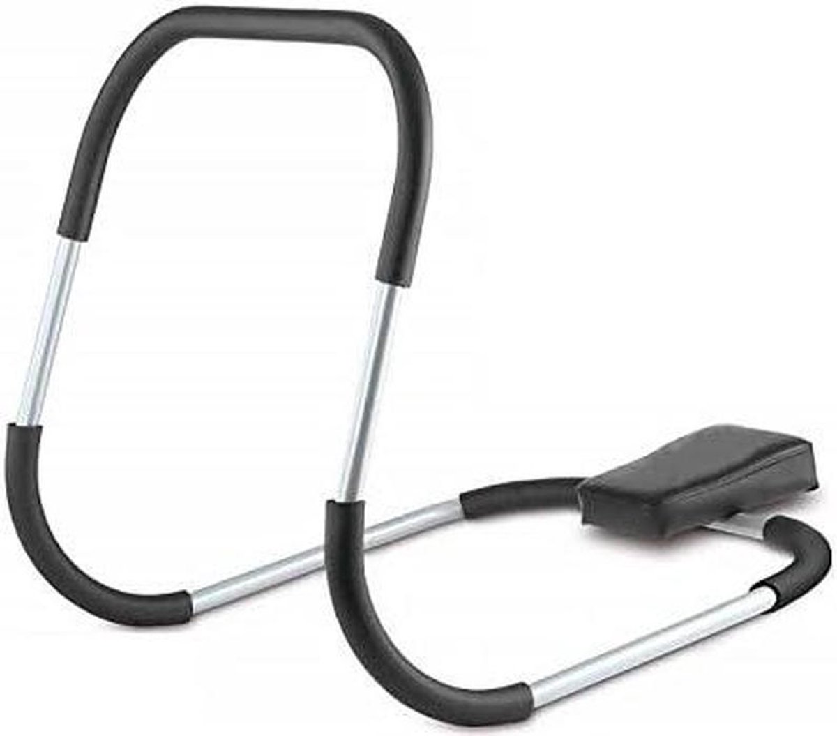 Buikspier en Rugtrainer - Fitnessapparaat Thuissportsysteem - Bovenlichaam Trainen - Inklapbaar Ruimtebesparend - 59.99 x 40.01 x 15.01 cm - Zwart