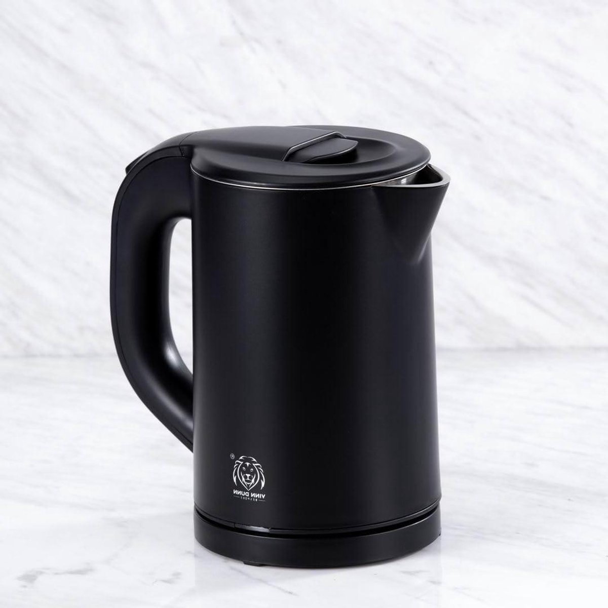 Elektrische Waterkoker - Hotel Waterkoker - Snel Water Koken - Dubbele Veiligheid - 1 Liter - Roestvrij Staal