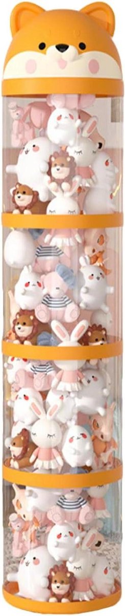 Knuffel Opbergbuis - Speelgoed Organizer - Kinderkamer Opruimen - Met Wielen - 150 cm - Meerkleurig
