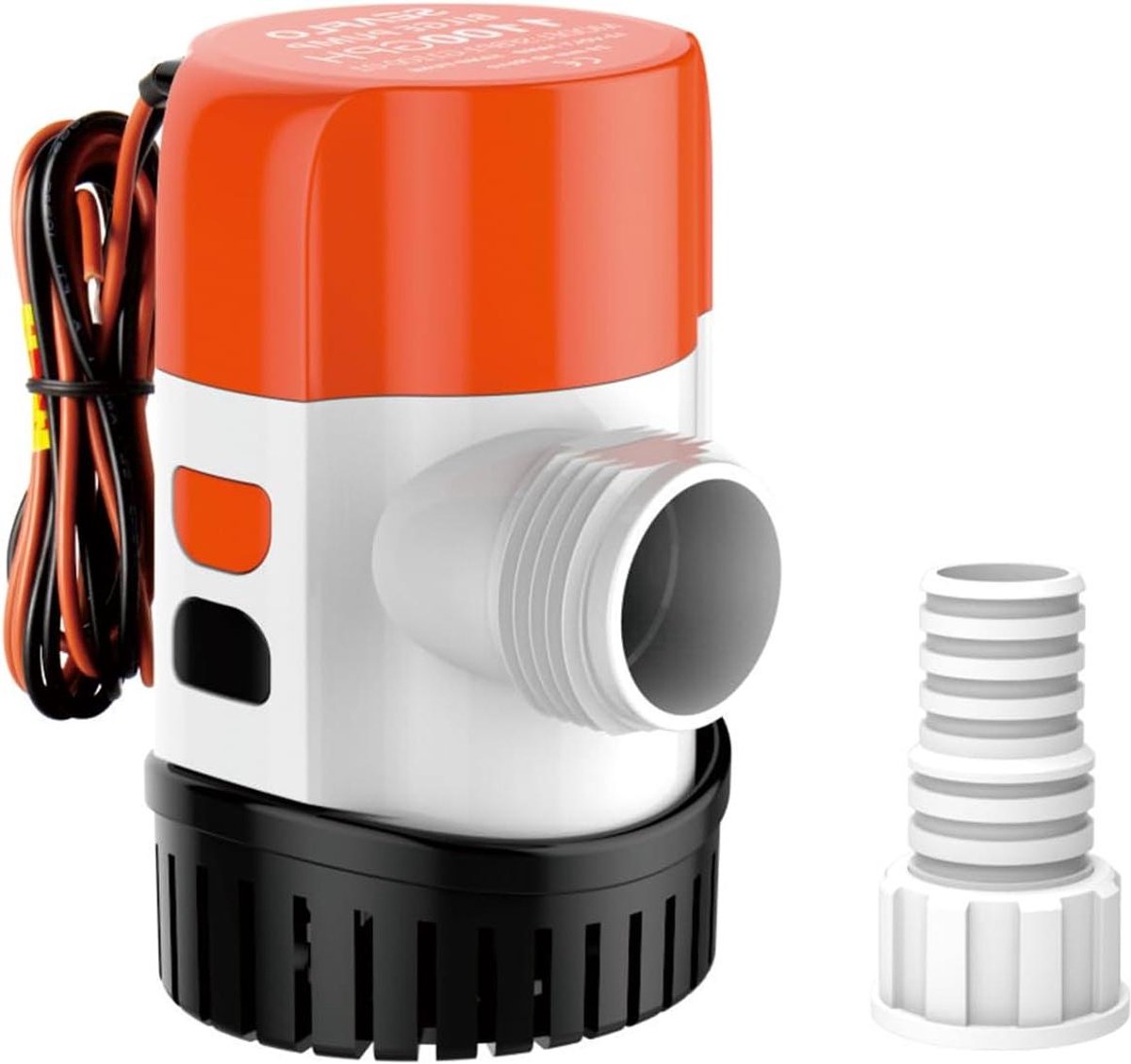 Automatische Bilgepomp - Waterpomp Boot - Water Afpompen - Elektronische Sensor - 1100 GPH - Grijs