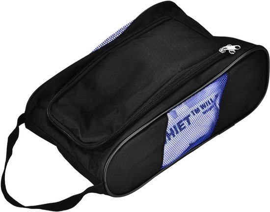 Vlemico - Golf Shoes Bag - Portable Golf Bag - Ademend Nylon - Zwart-Blauw - Sport Accessoires - Voor Golfschoenen - Opbergtas van Vlemico — afbeelding 3