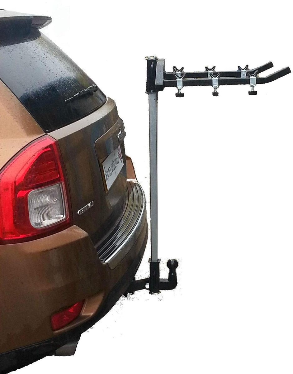 Fietsendrager Trekhaak - Fietsdrager Aanhanger - Fietsen Vervoeren - Trekhaak Compatibel - Max 65 kg - Zwart