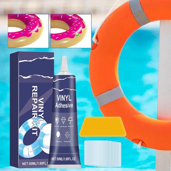 Opblaasbare reparatieset - Luchtbed reparatie - Lekke banden dichten - Snelle en duurzame oplossing — afbeelding 2