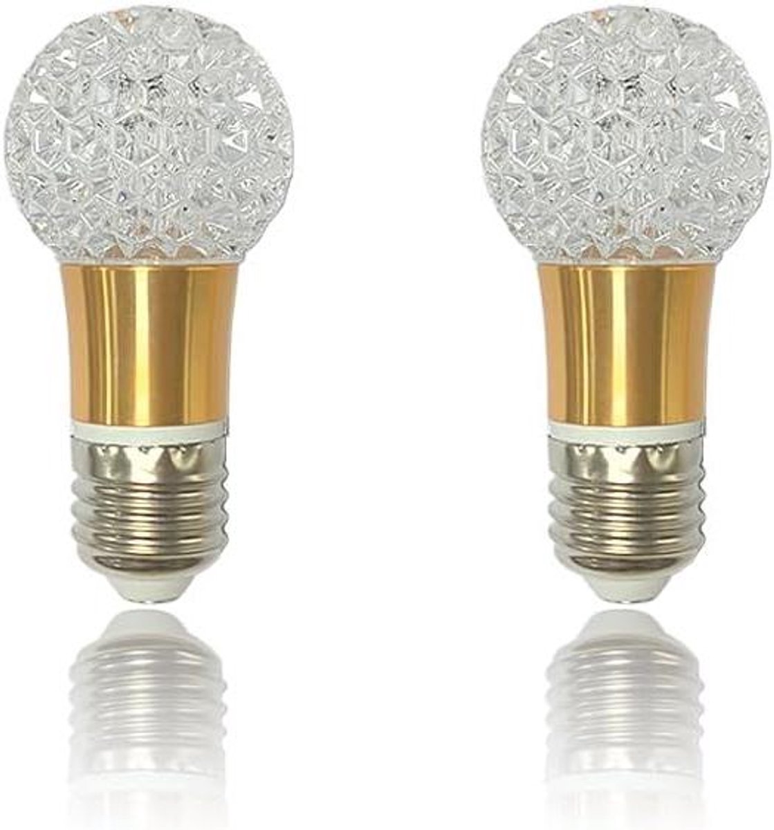 LED Lampen E27 - Decoratieve Lampen Kristal - Gezellige Sfeer Creëren - Elegante Edison Stijl - 5 Watt - Warm Wit