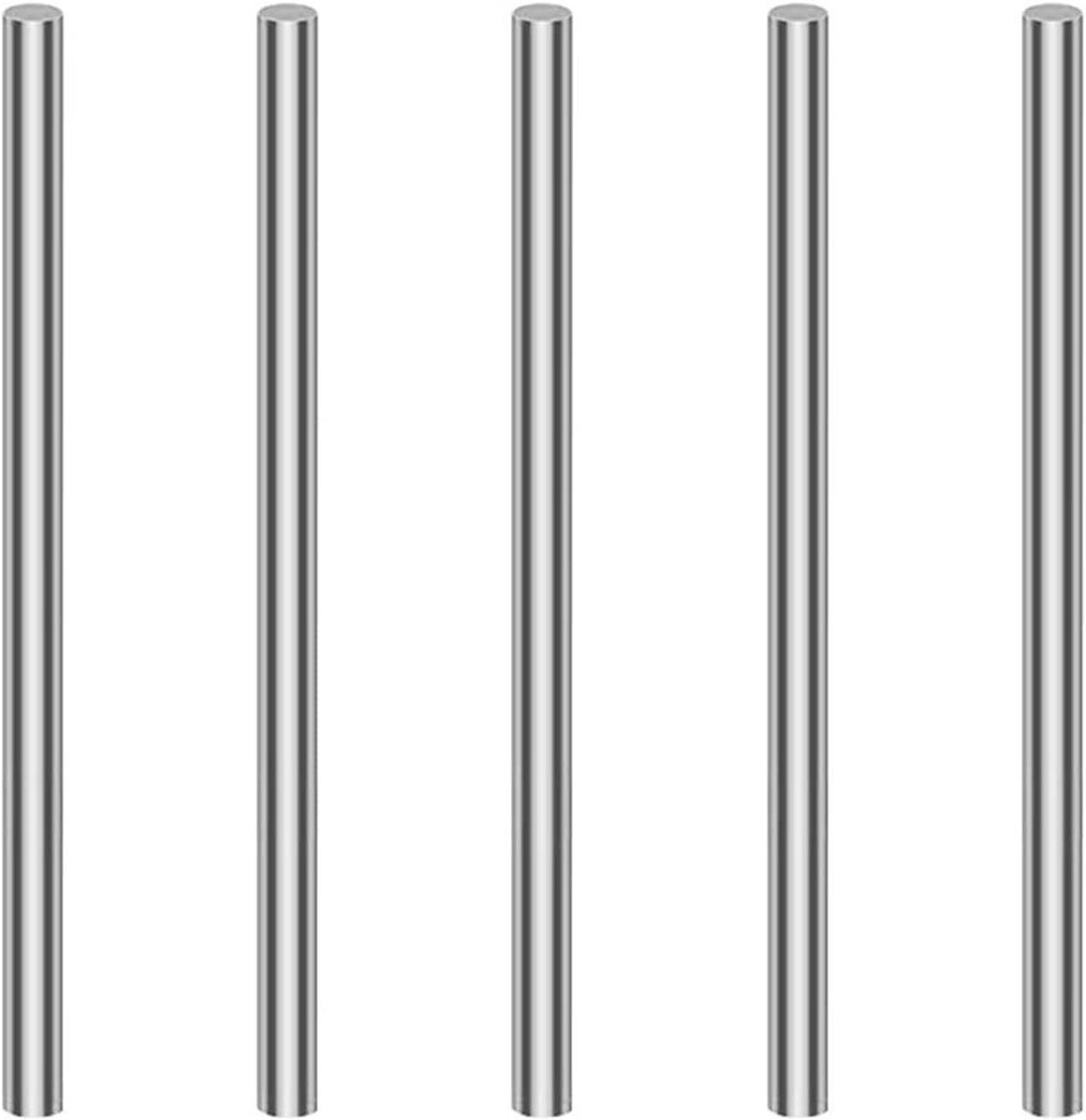 Stalen Rondstaf - Metaal Staaf - Machineonderdelen Maken - Hoge Snelheid Staal - 5mm x 100mm