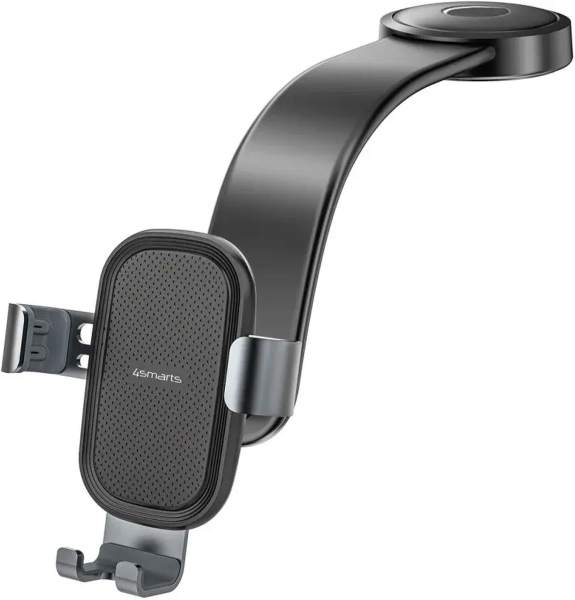 4smarts Dashboard/Raam Telefoonhouder 360° Verstelbaar Zwart