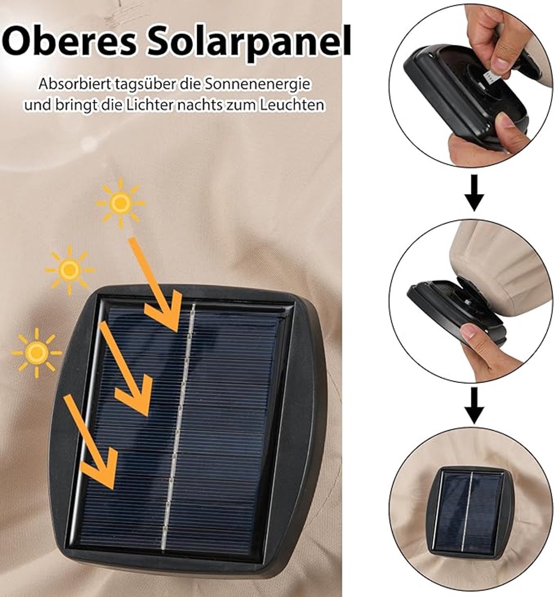 Tuinparasol 2x3m Rechthoek – Bellavero Luxe Parasol met UV50+ Bescherming, Kantelbaar 30°, Kurbel Mechanisme, Waterafstotend Polyester, Zonder Voet – Tuin, Balkon, Terras & Zwembad – Bellavero