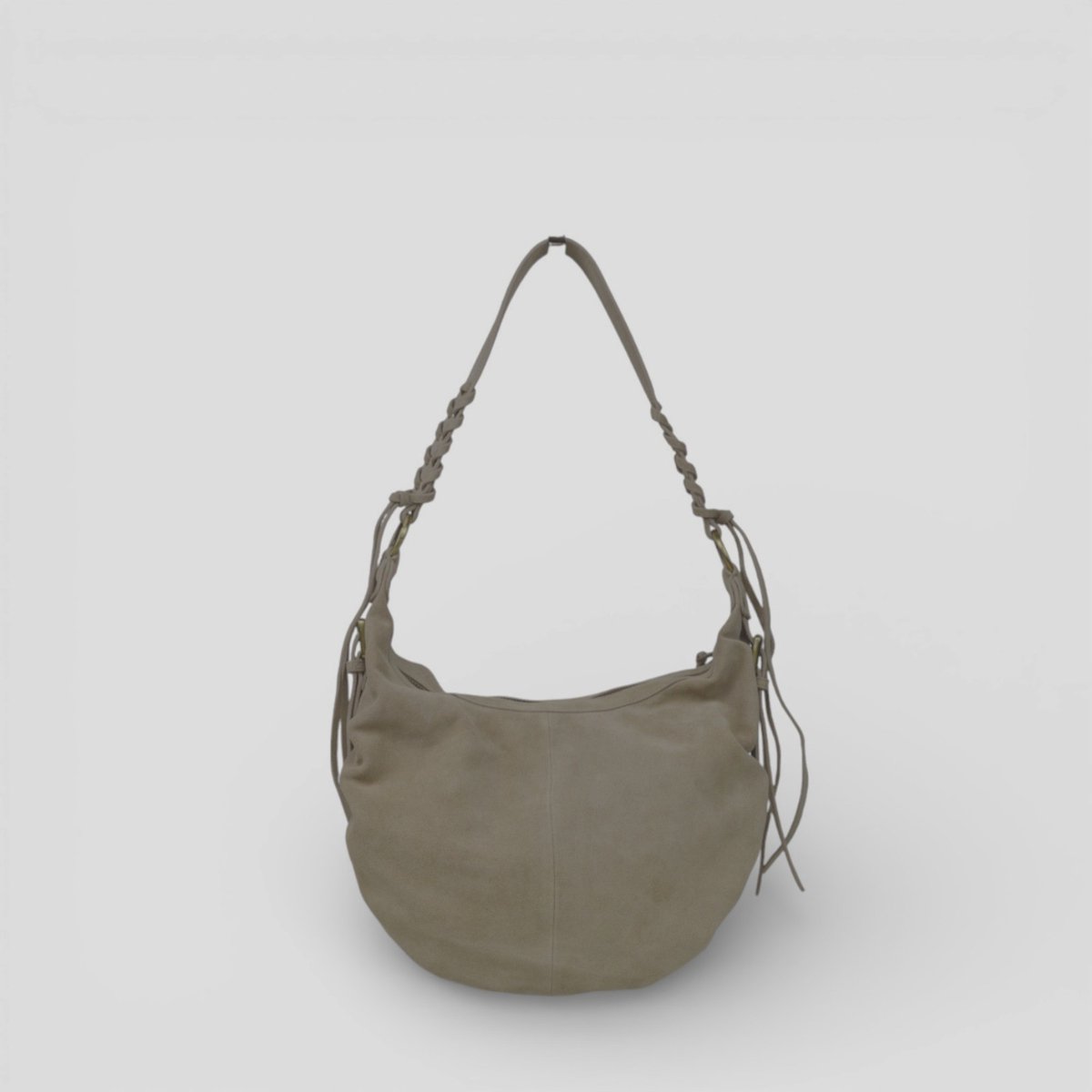 DSTRCT Portland Road Medium Schoudertas Dames - Leer - Beige