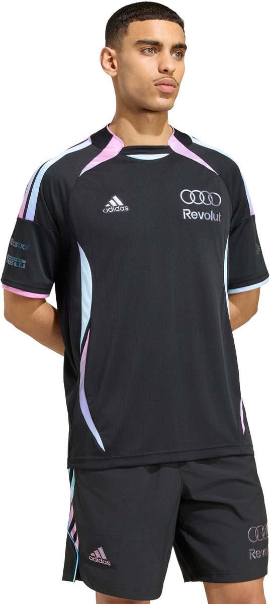 Adidas Performance Audi Revolut F1 Team Teamgeist Driver Shirt Heren Zwart