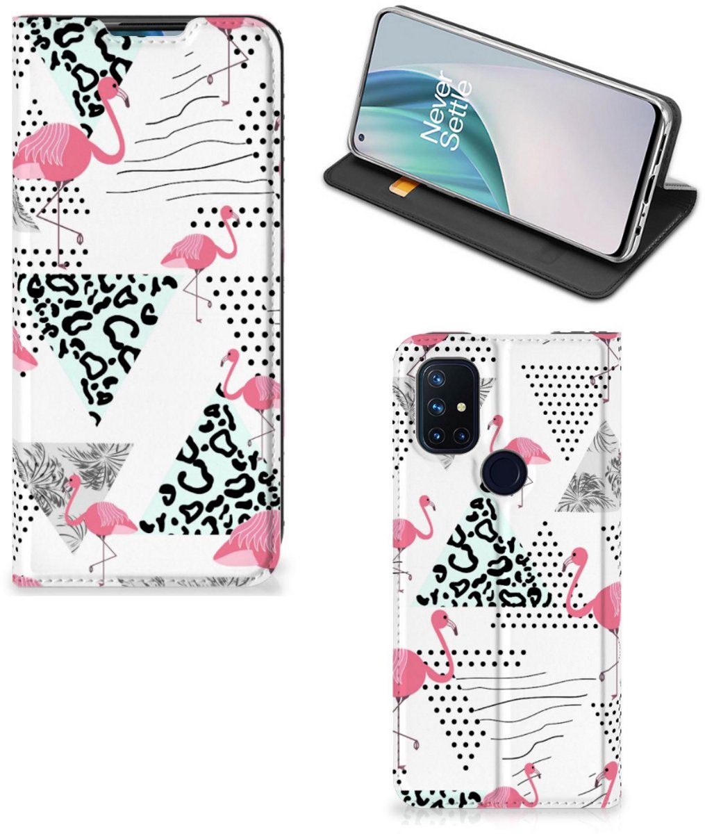 OnePlus Nord N10 5G Hoesje maken Flamingo Triangle