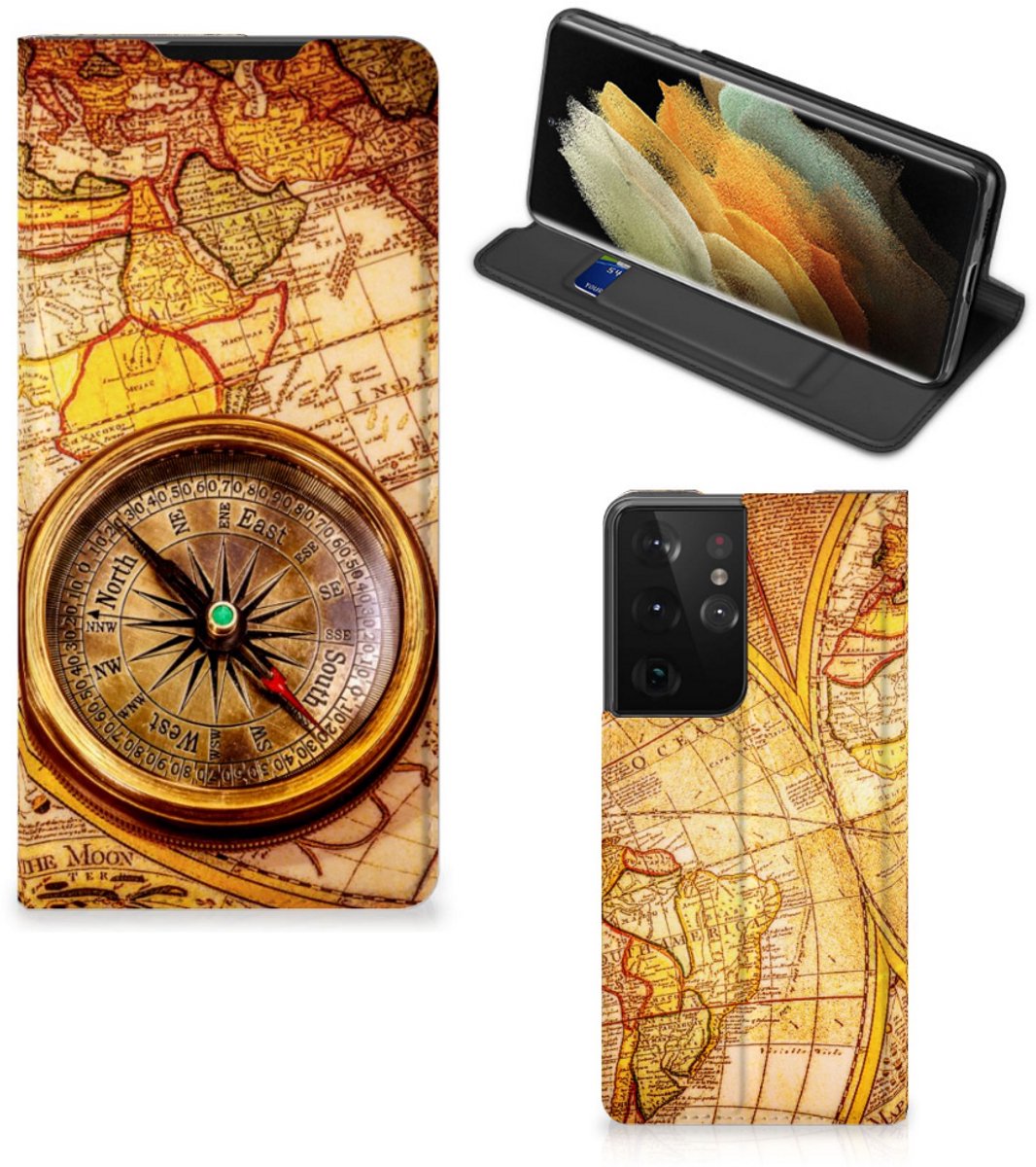 Samsung Galaxy S21 Ultra Book Cover Kompas