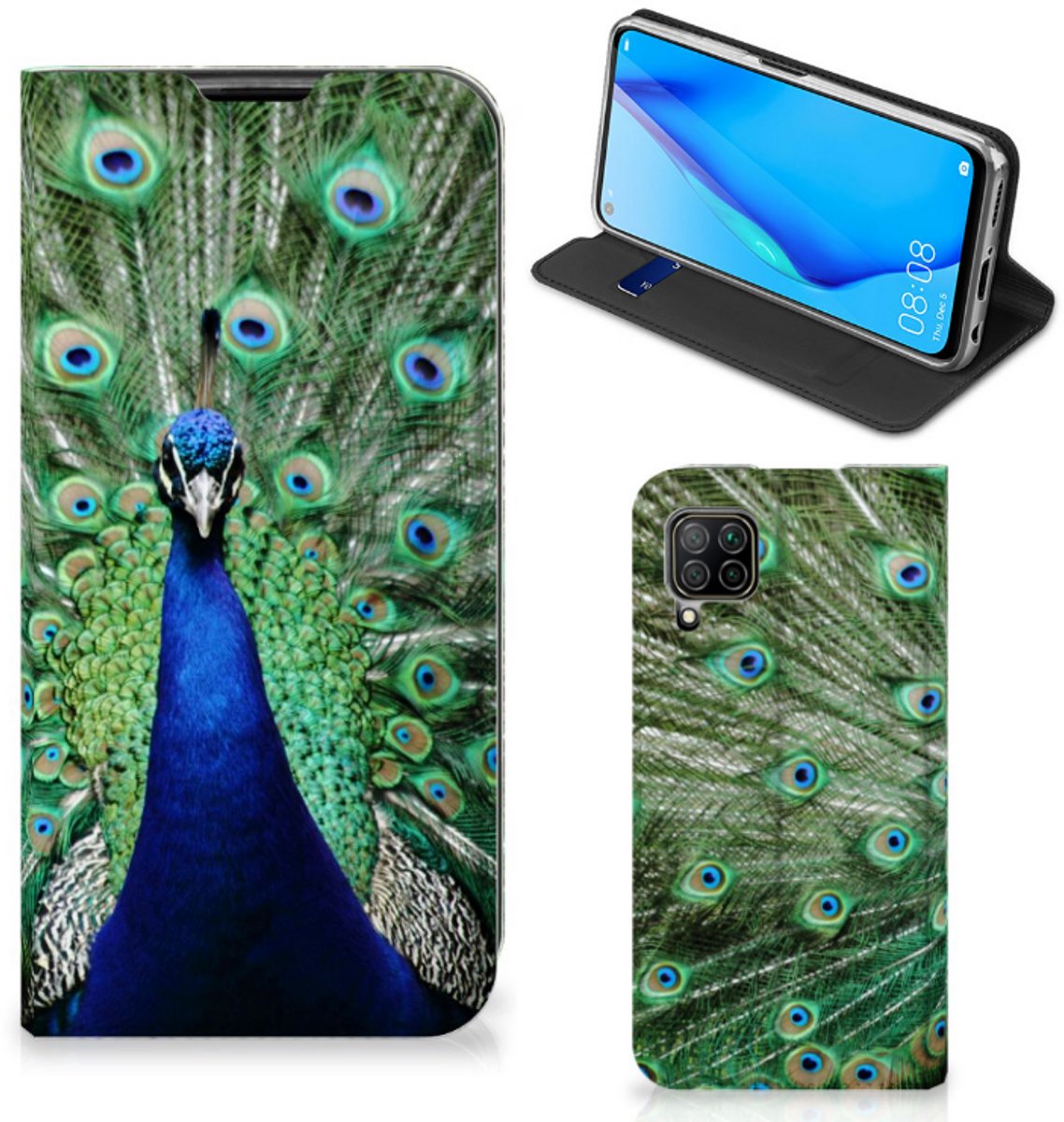 Huawei P40 Lite Hoesje maken Pauw