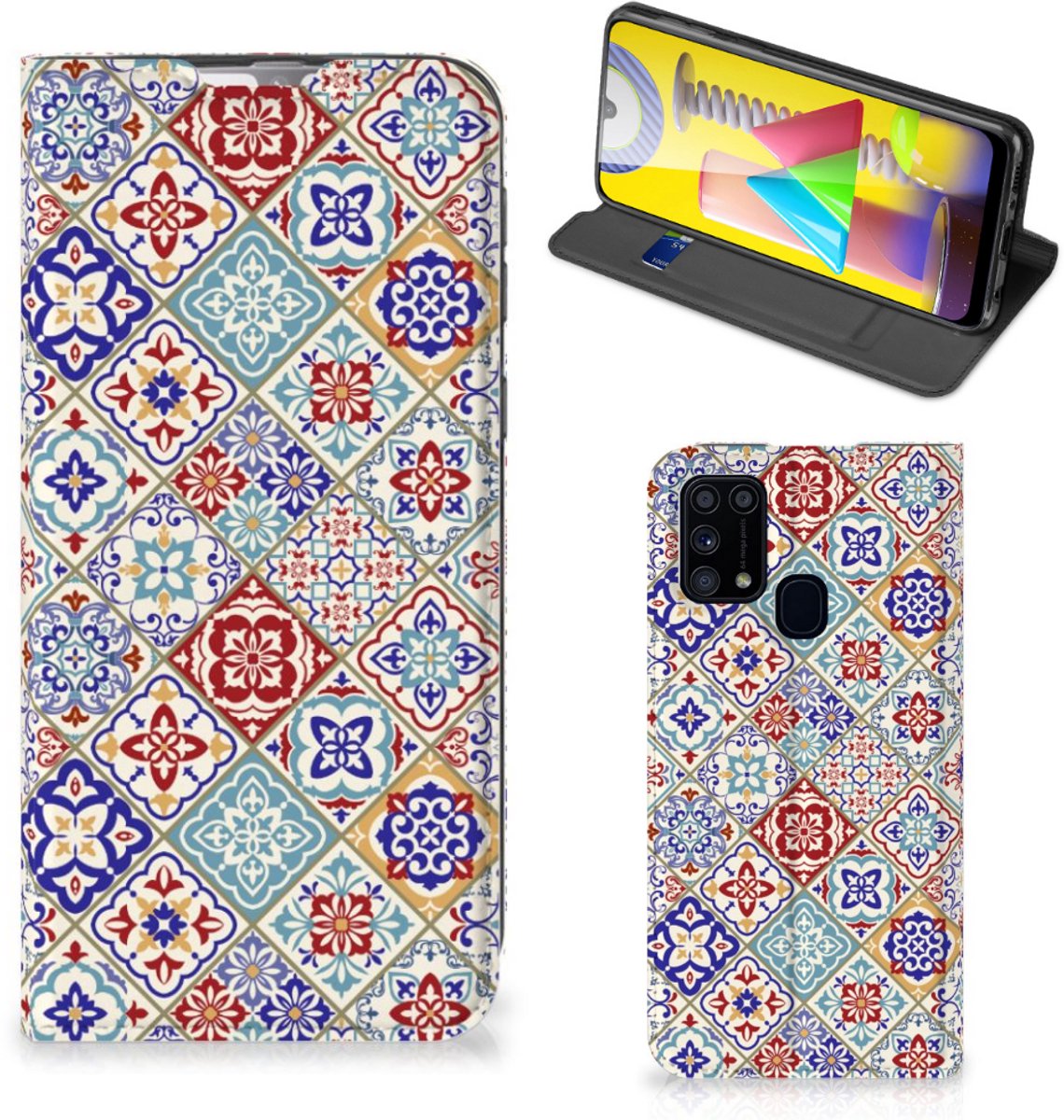 Samsung Galaxy M31 Standcase Tiles Color