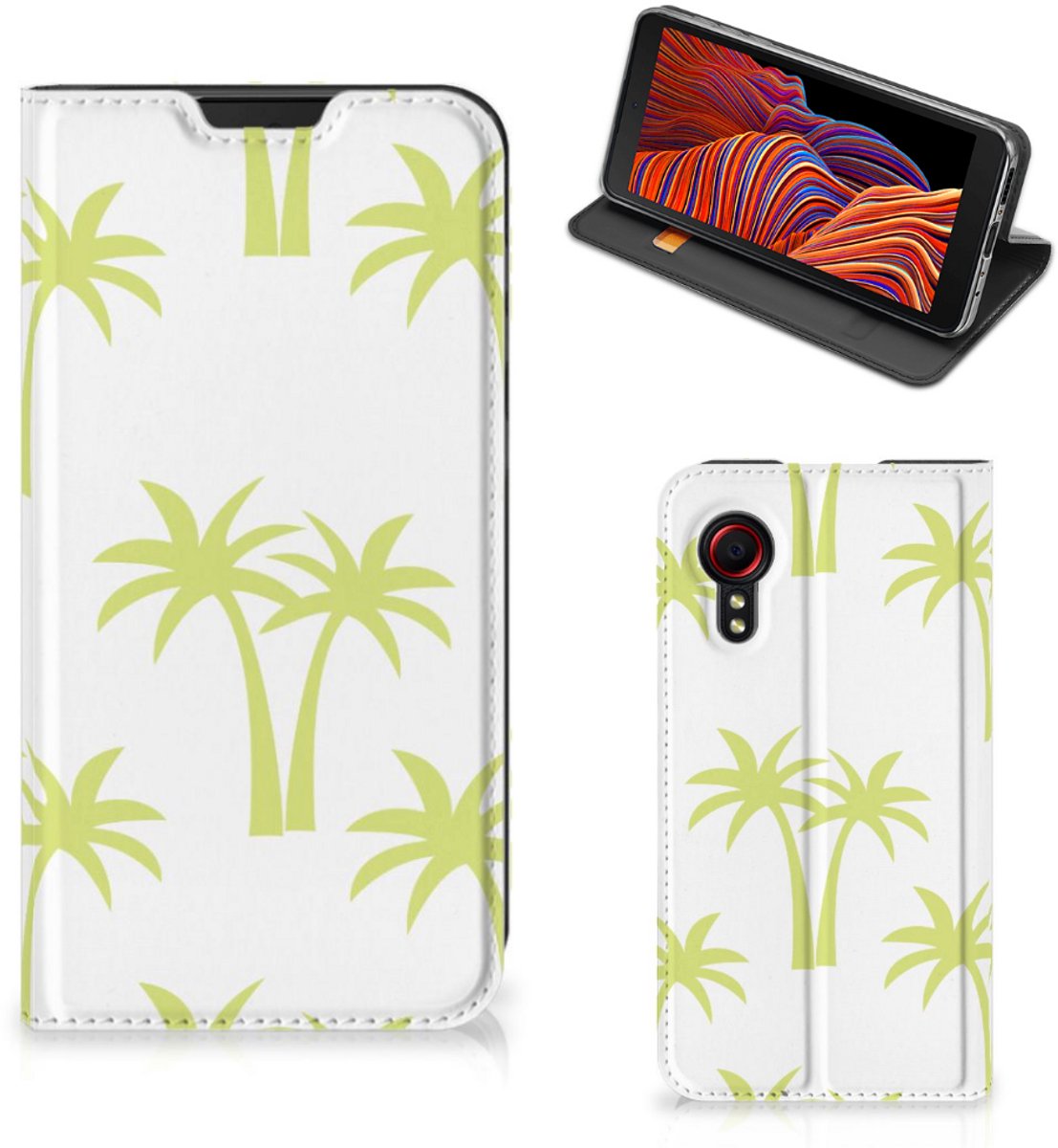 Samsung Galaxy Xcover 5 Smart Cover Palmtrees