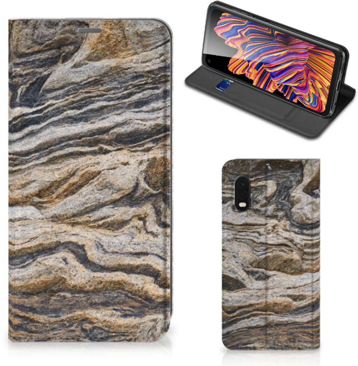 Samsung Xcover Pro Standcase Steen