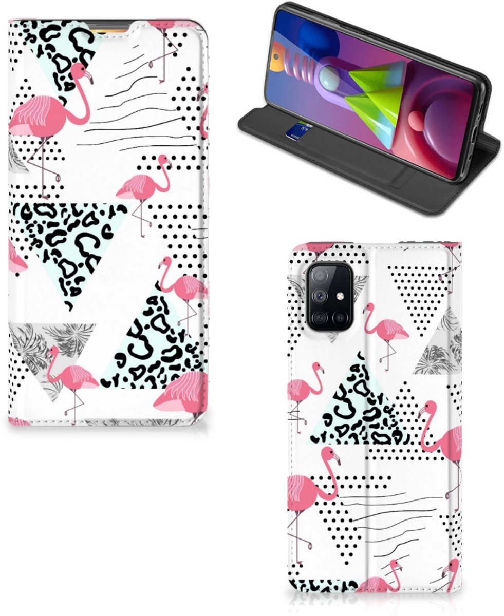Samsung Galaxy M51 Hoesje maken Flamingo Triangle