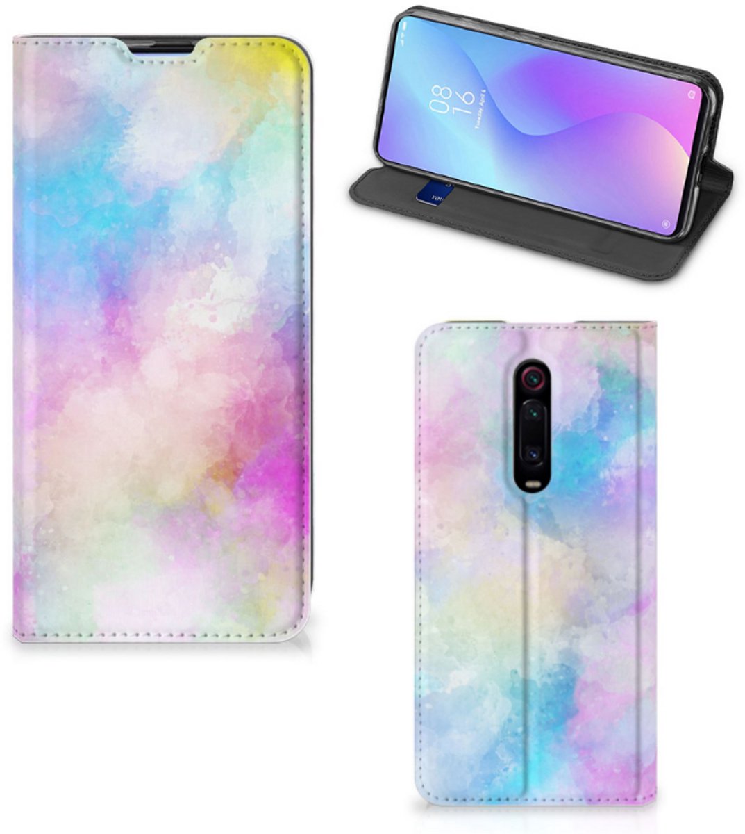 Standcase Hoesje voor Bookcase Xiaomi Redmi K20 Pro Watercolor Light