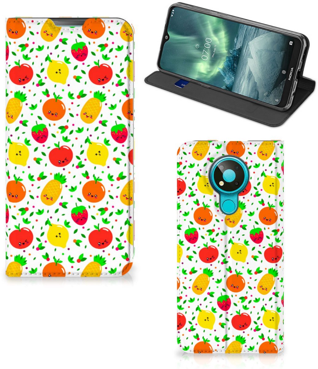 Nokia 3.4 Flip Style Cover Fruits
