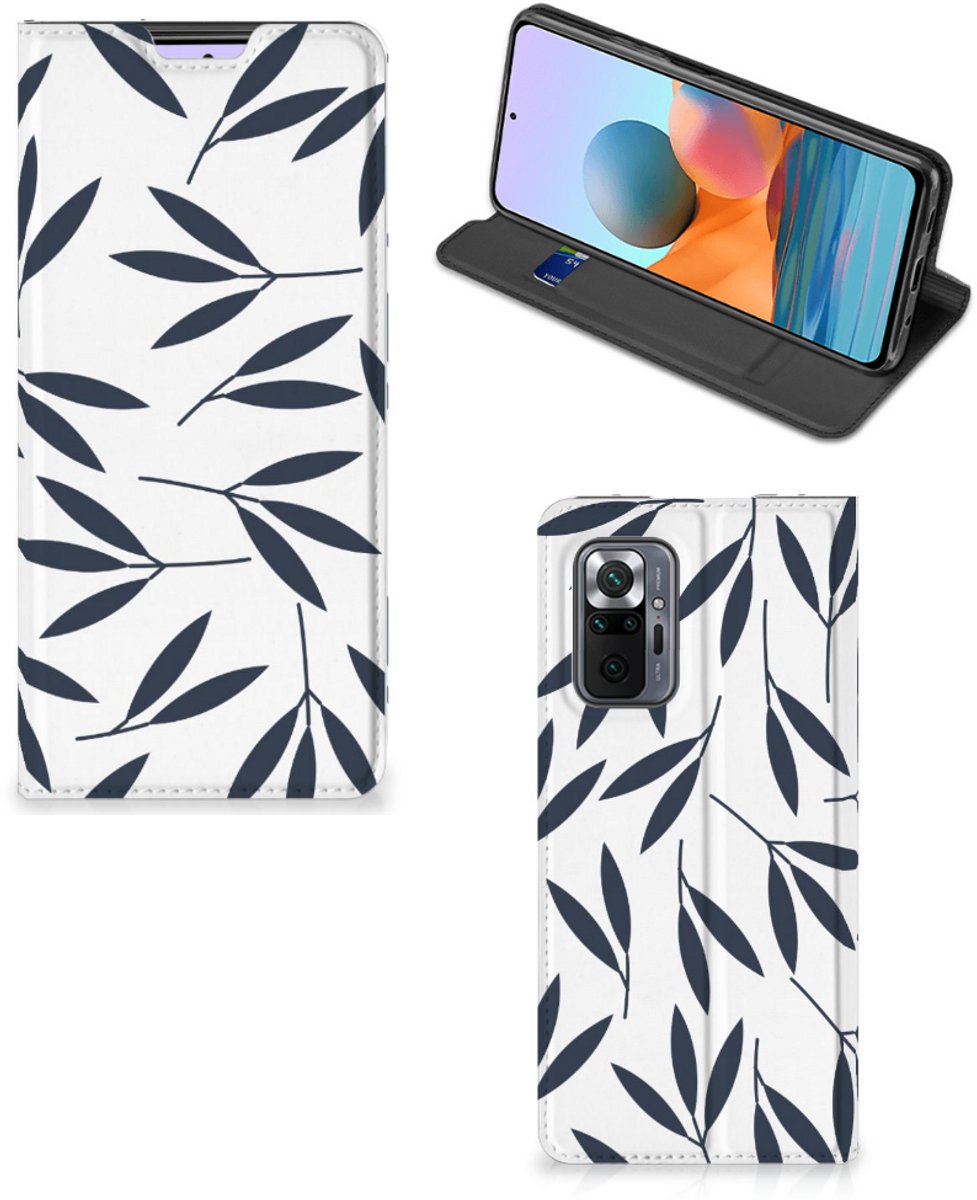 Xiaomi Redmi Note 10 Pro Smart Cover Leaves Blue