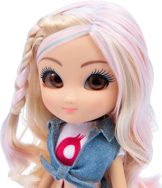 Unieke Ogen Pop - Mode Pop - Spelen - Volgt je blik - 25 cm - Meerkleurig — afbeelding 4