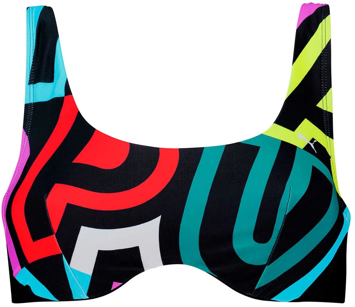 Puma 701237626 Bikinitop Veelkleurig XL Vrouw Multicolor