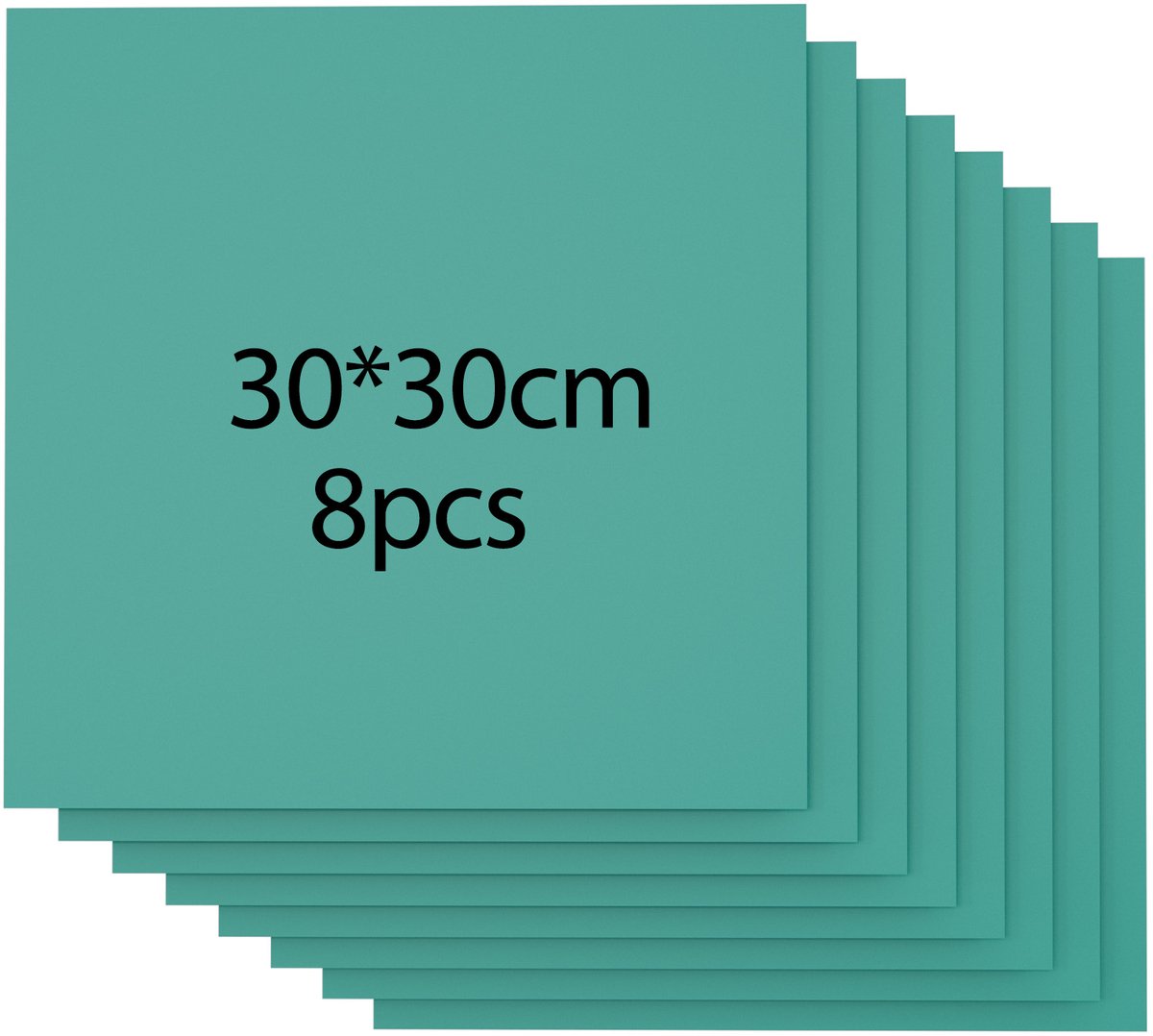 Creatorally 8 stuks Plaat - Groente Multiplex Zonder Verf - Multiplex Platen - 3mm - 30x30cm - Perfect voor Pyrografie Lasersnijden CNC Fretwerk Rolzaag Freeswerk - Modelbouw Laser Snijden Graveren