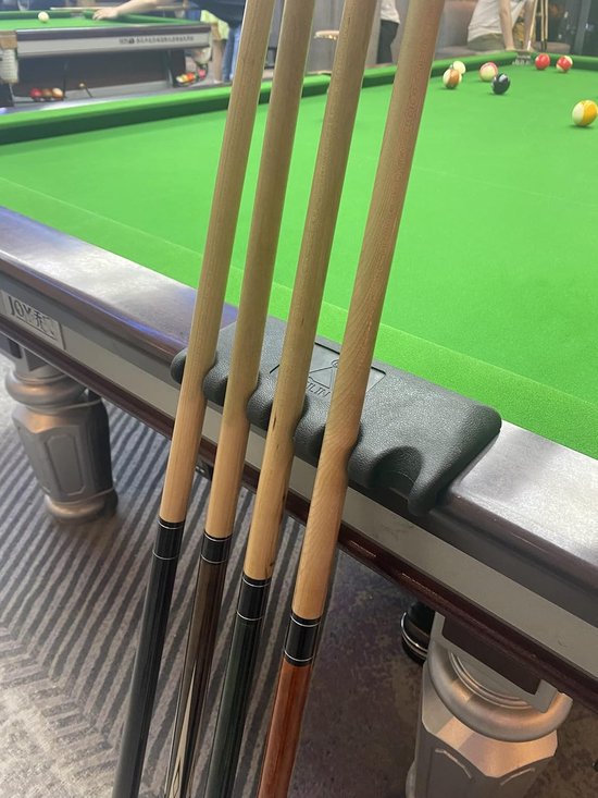 Biljart Keu Houder - Snooker Stok Rack - Biljart Spelen - Antislip Rubber - Voor 5 Keus - Zwart — afbeelding 5