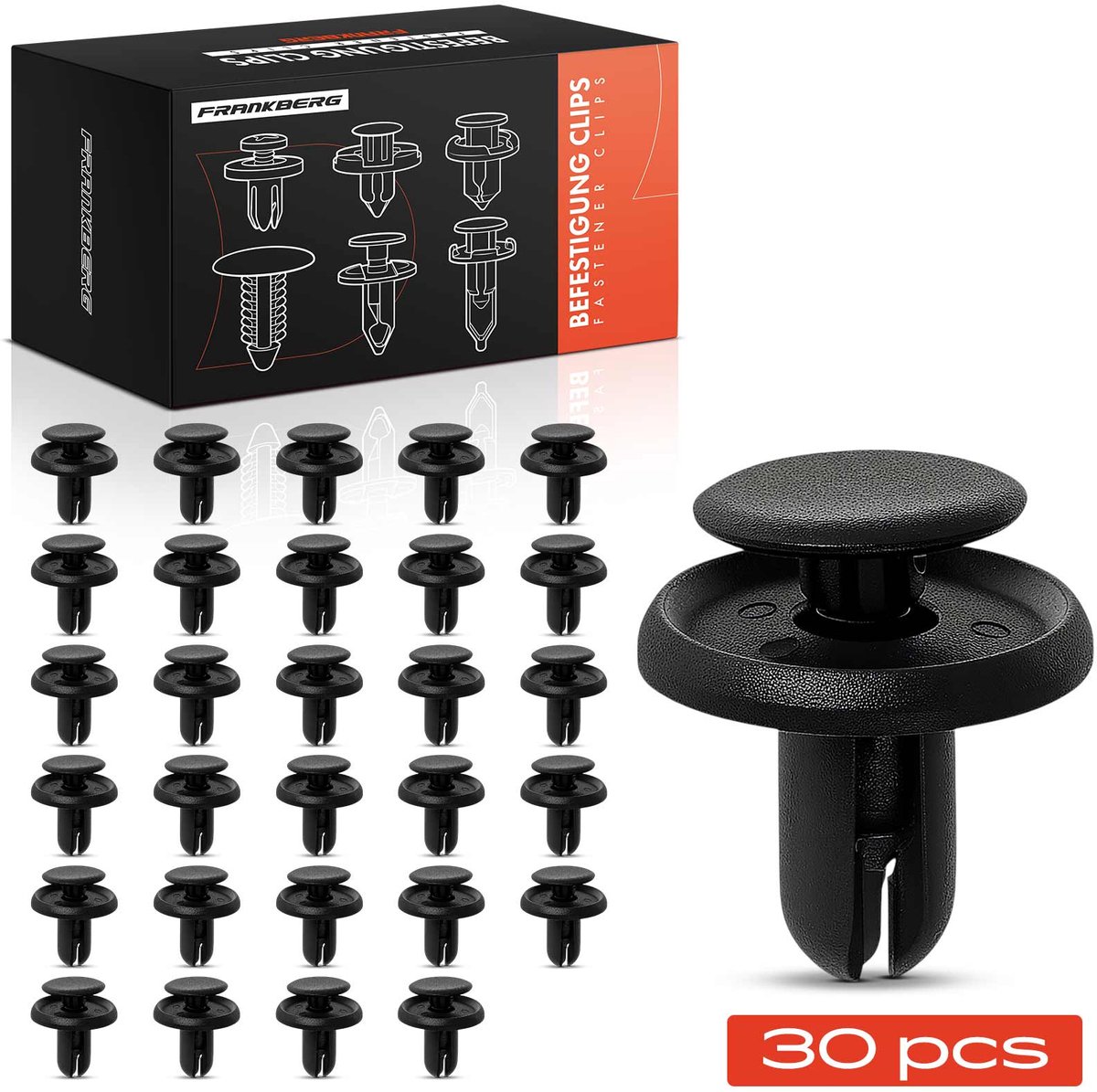 Frankberg 30x Bevestigingsclips voor Mitsubishi ASX Lancer Subaru