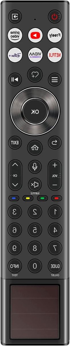 Afstandsbediening - Afstandsbediening TV - TV Bediening - Stembediening - 10 Meter - Zwart