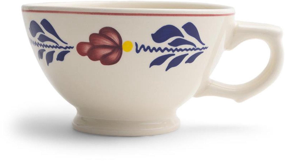 Set 4x Boerenbont Kom met oor 13cm