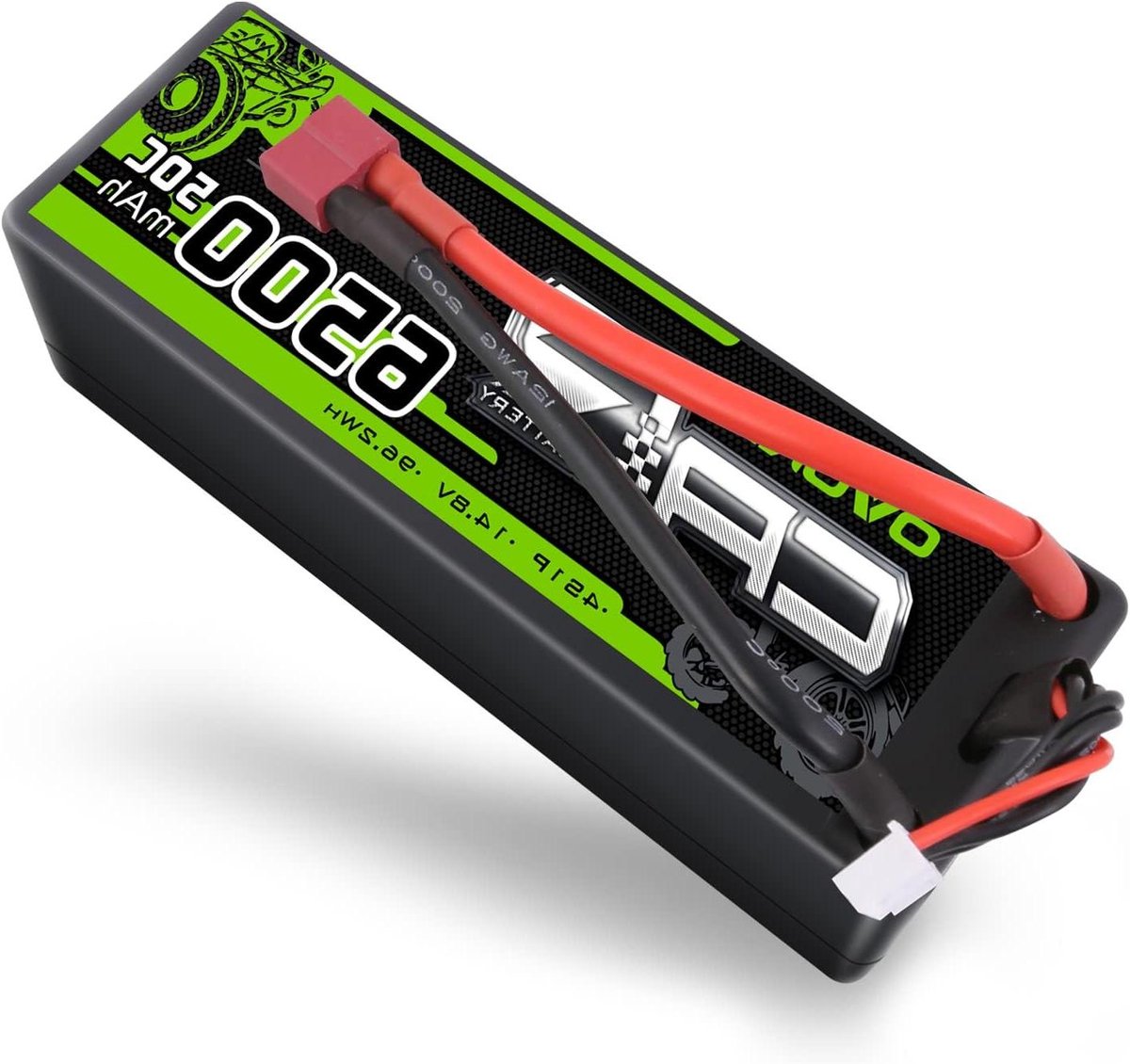 RC Auto Batterij - Lipo Accu - RC Hobby Gebruik - Hoge Capaciteit - 6500 mAh - Zwart
