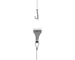 Verstelbare schilderij ophangdraad voor spiegels en fotolijsten, 2m x Φ1.5mm staal, 40kg draagvermogen, 5 stuks, ideaal voor decoratie en kunstwerken — afbeelding 5
