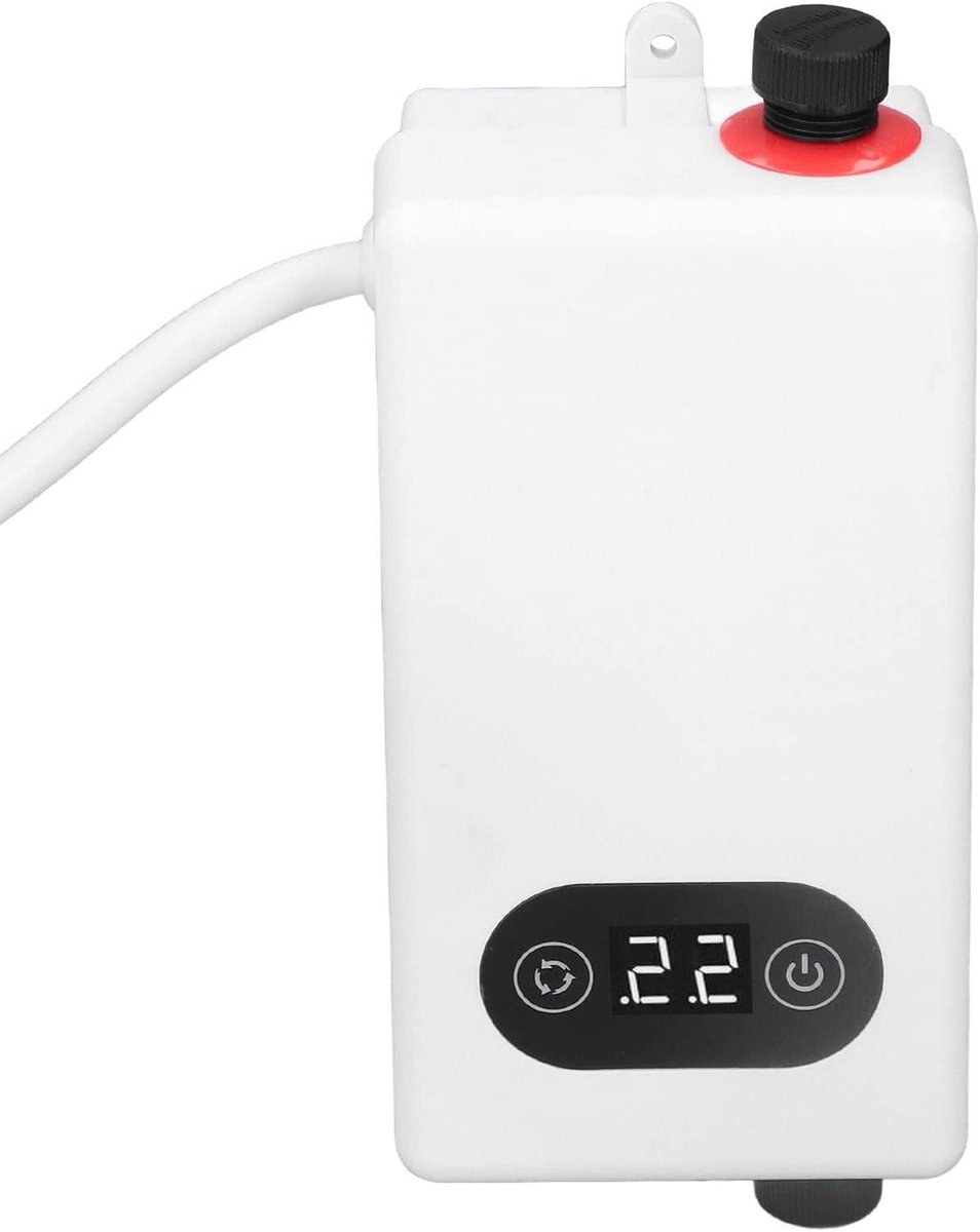 Elektrische Boiler - Tankloze Verwarmer - Direct Warm Water - Ruimtebesparend Mini Design - 3400 Watt - Wit
