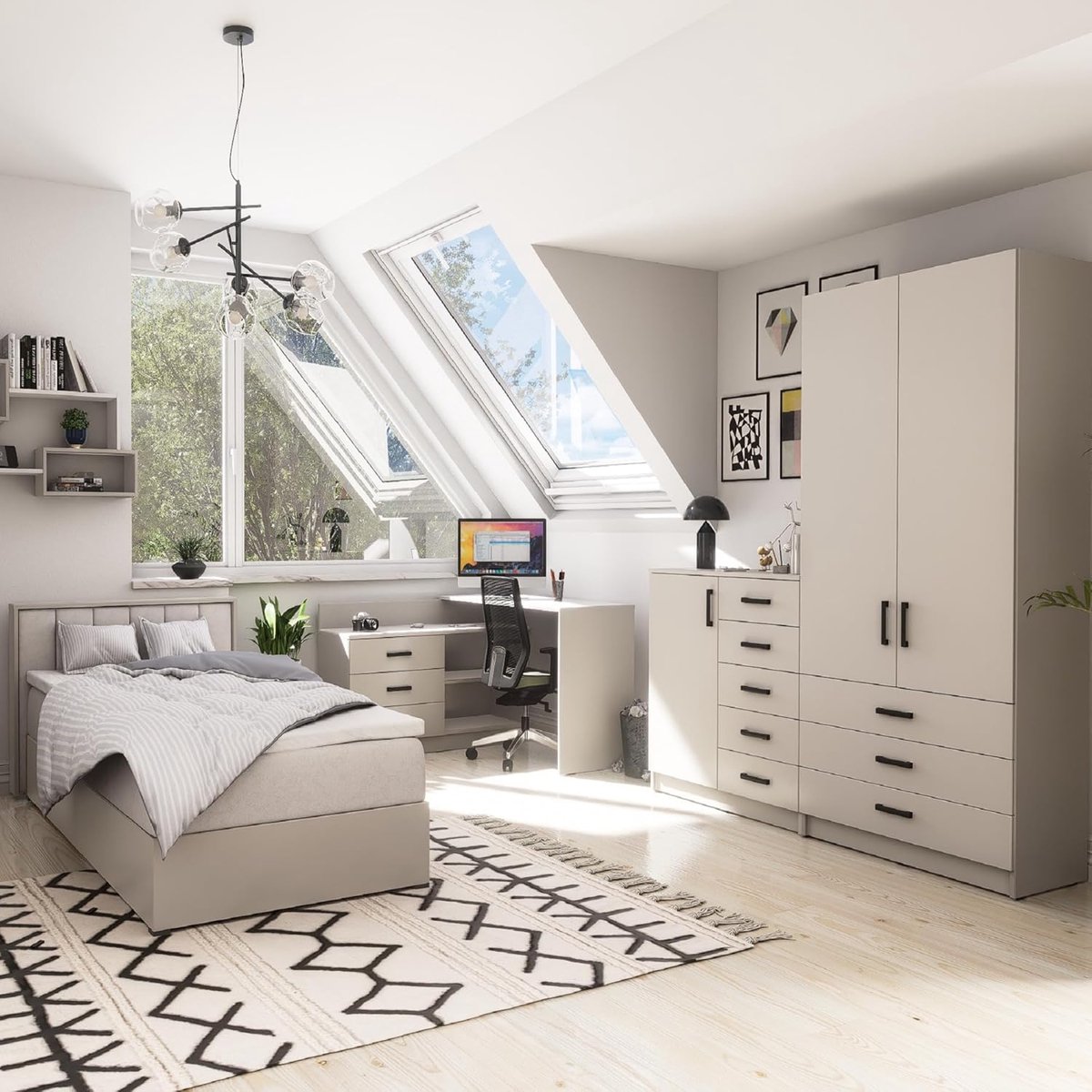 Luxe Kledingkast – 5 cm – Industrohome