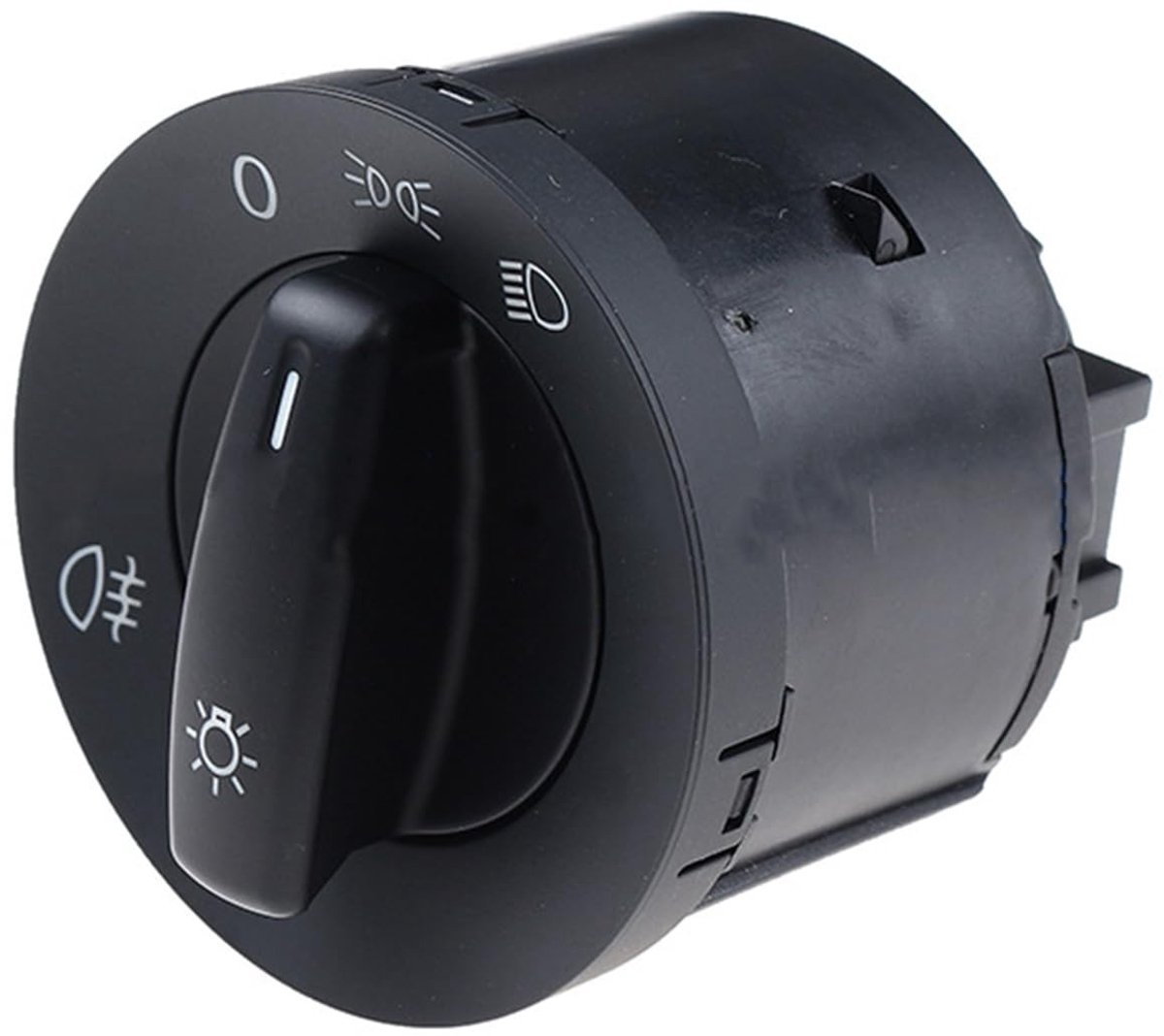 SPHProducts - 1K0941431B mistlamp schakelaar - vervanging voor VW Golf V - zwart - lichtschakelaar voor Jetta en Tiguan - hoofdschakelaar voor Caddy